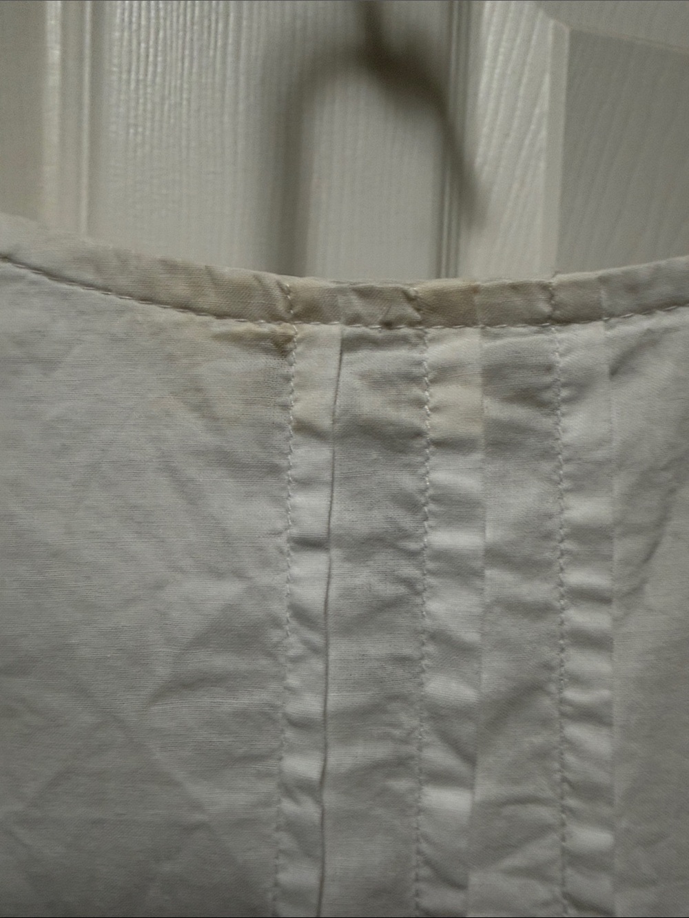 Tommy Bahama White Cotton Top with Brown Label and Embroidery - Picture 7 of 16